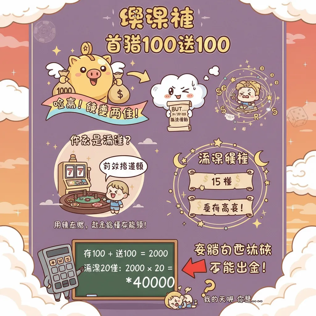 首儲1000送1000：破解流水倍數與優惠活動祕訣